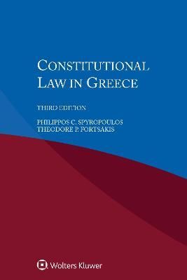 Constitutional Law in Greece 9789041192158 (Paperback)