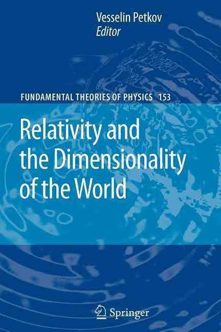 Relativity and the Dimensionality of the World 9789048176069