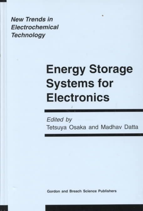 Energy Storage Systems in Electronics By Osaka, Tetsuya 9789056991760