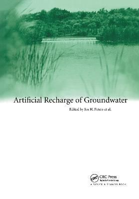 Artificial Recharge of Groundwater 9789058090171 (Hardback)