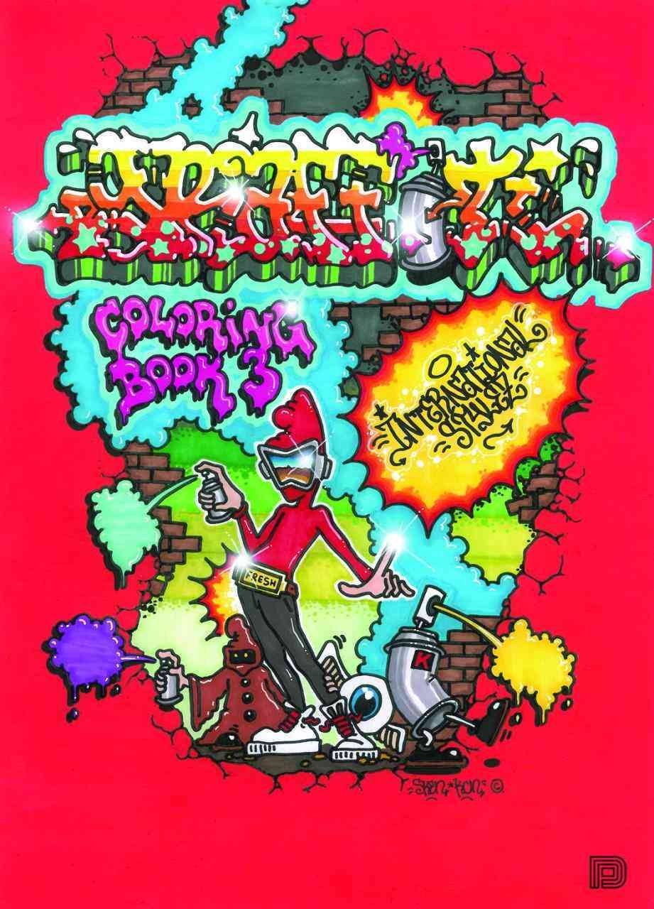 Graffiti Coloring Book 3 By Bjorn Almqvist 9789185639496 (Paperback)