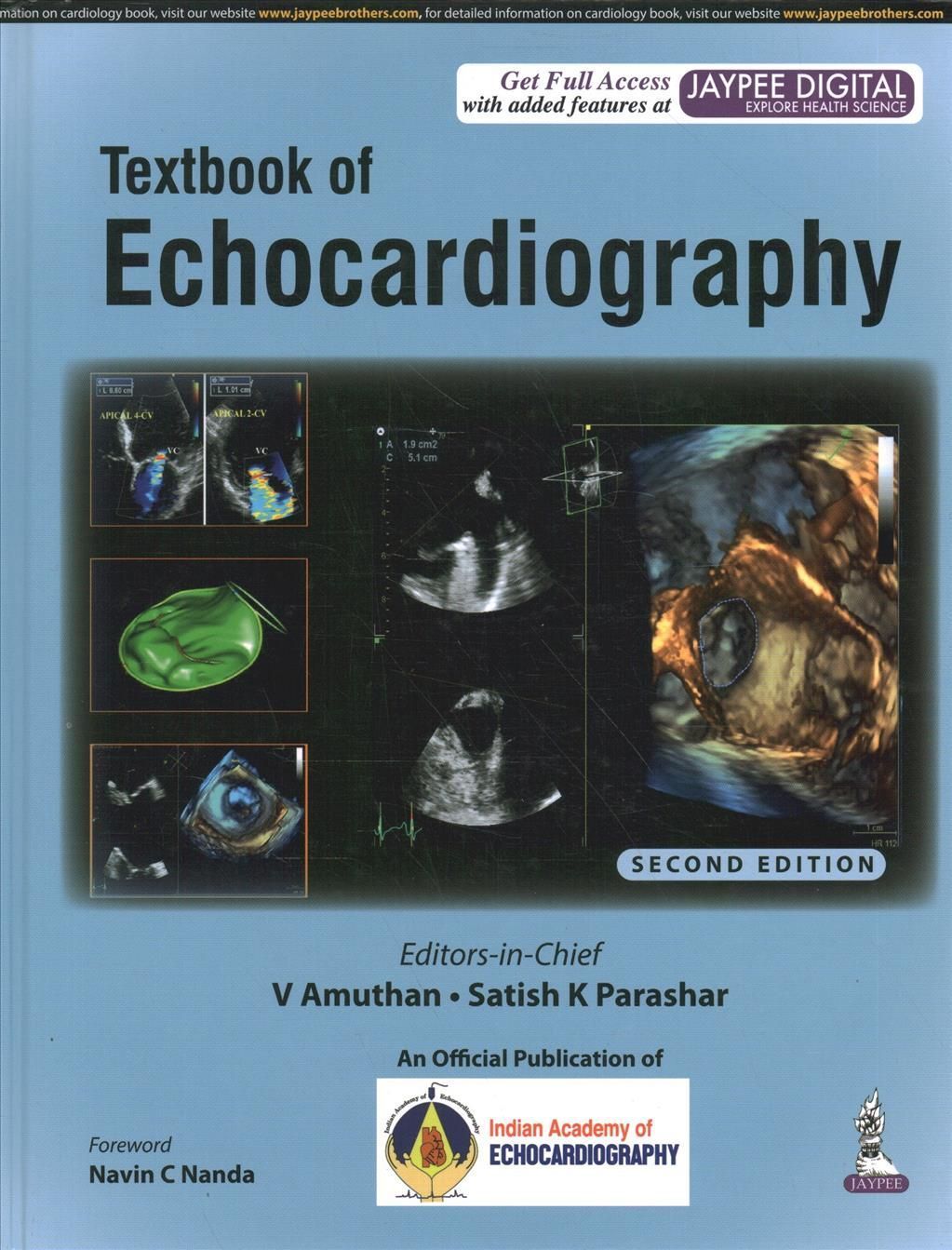 Textbook of Echocardiography By V Amuthan 9789354651533 (Hardback)