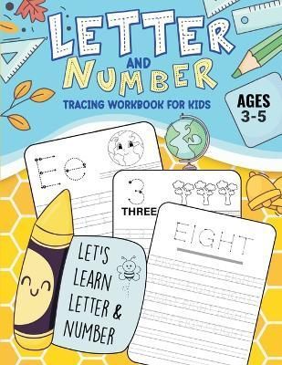 Letter and Number Tracing Workbook By Sheba 9789356649613 (Paperback)