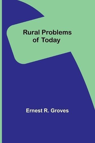 Rural Problems of Today By Groves 9789357931489 (Paperback)