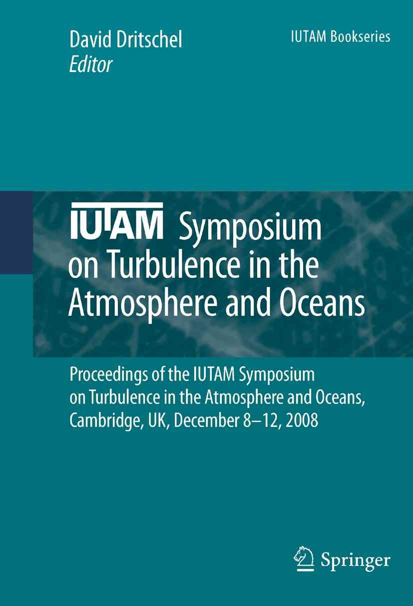 IUTAM Symposium on Turbulence in the Atmosphere and Oceans (Hardback)