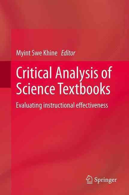 Critical Analysis of Science Textbooks By Myint Swe Khine (Hardback)