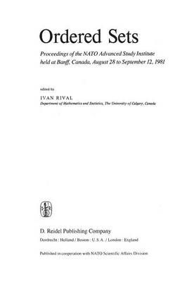 Ordered Sets By Ivan Rival (editor) 9789400978003 (Paperback)