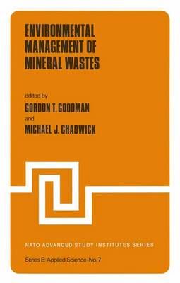 Environmental Management of Mineral Wastes 9789400999190 (Paperback)