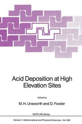 Acid Deposition at High Elevation Sites 9789401078832 (Paperback)