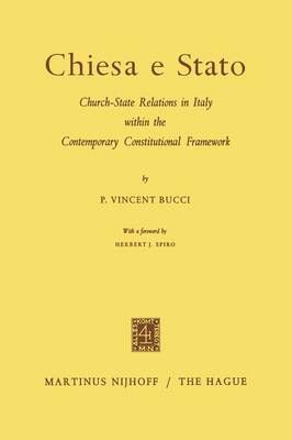 Chiesa E Stato By P. Vincent Bucci 9789401500289 (Paperback)