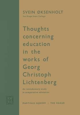 Thoughts Concerning Education in the Works of Georg Christoph Lichtenberg