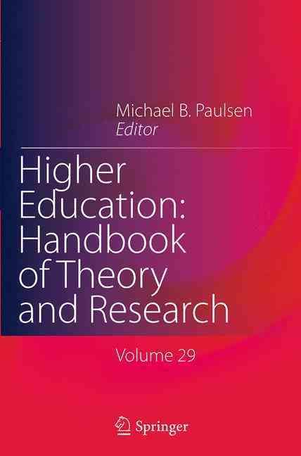 Higher Education: Handbook of Theory and Research 9789402402995