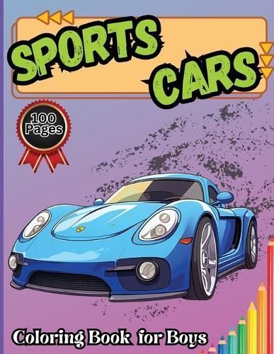 Sports Cars Coloring Book for Boys By Tobba 9789613955587 (Paperback)