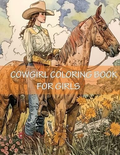 Cowgirl Coloring Book For Girls By Earl James 9789787896945