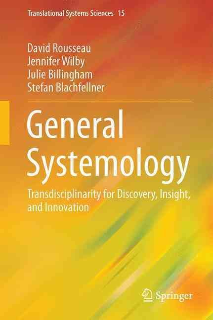 General Systemology 9789811008917 (Hardback)