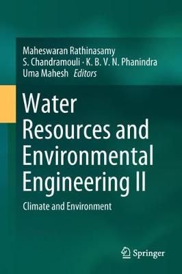 Water Resources and Environmental Engineering II 9789811320378