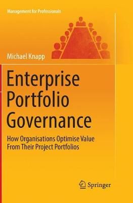 Enterprise Portfolio Governance By Michael Knapp 9789811340109