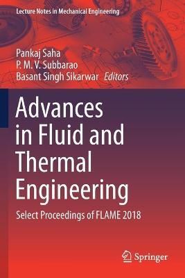 Advances in Fluid and Thermal Engineering 9789811364181 (Paperback)