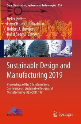 Sustainable Design and Manufacturing 2019 9789811392733 (Paperback)