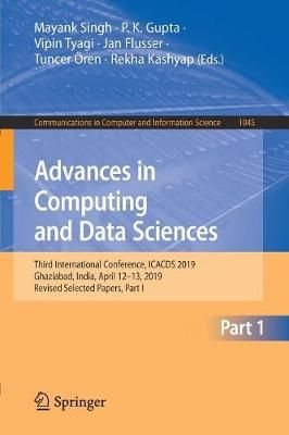 Advances in Computing and Data Sciences 9789811399381 (Paperback)