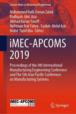 IMEC-APCOMS 2019 9789811509490 (Hardback)