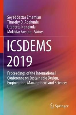 ICSDEMS 2019 9789811537677 (Paperback)