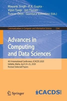 Advances in Computing and Data Sciences 9789811566332 (Paperback)
