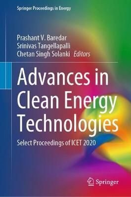 Advances in Clean Energy Technologies 9789811602344 (Hardback)