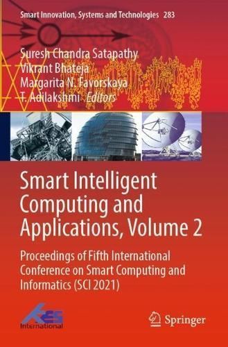Smart Intelligent Computing and Applications Volume 2 9789811697074