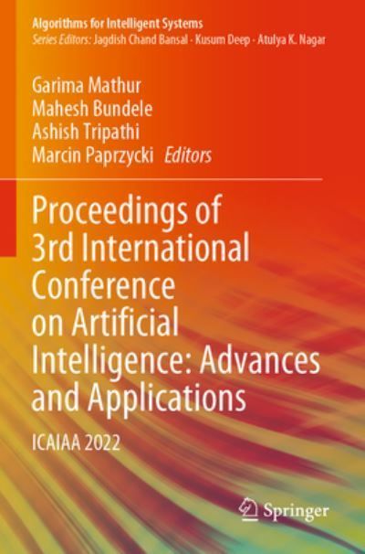 Proceedings of 3rd International Conference on Artificial Intelligence