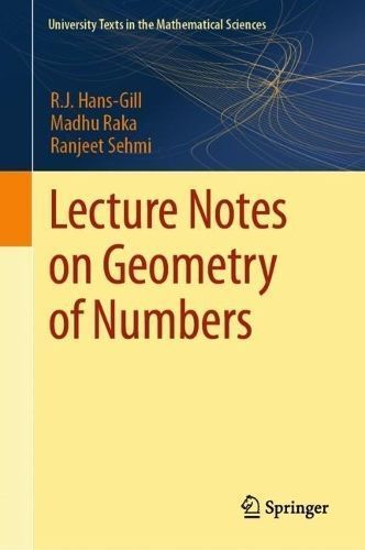 Lecture Notes on Geometry of Numbers 9789819996018 (Hardback)