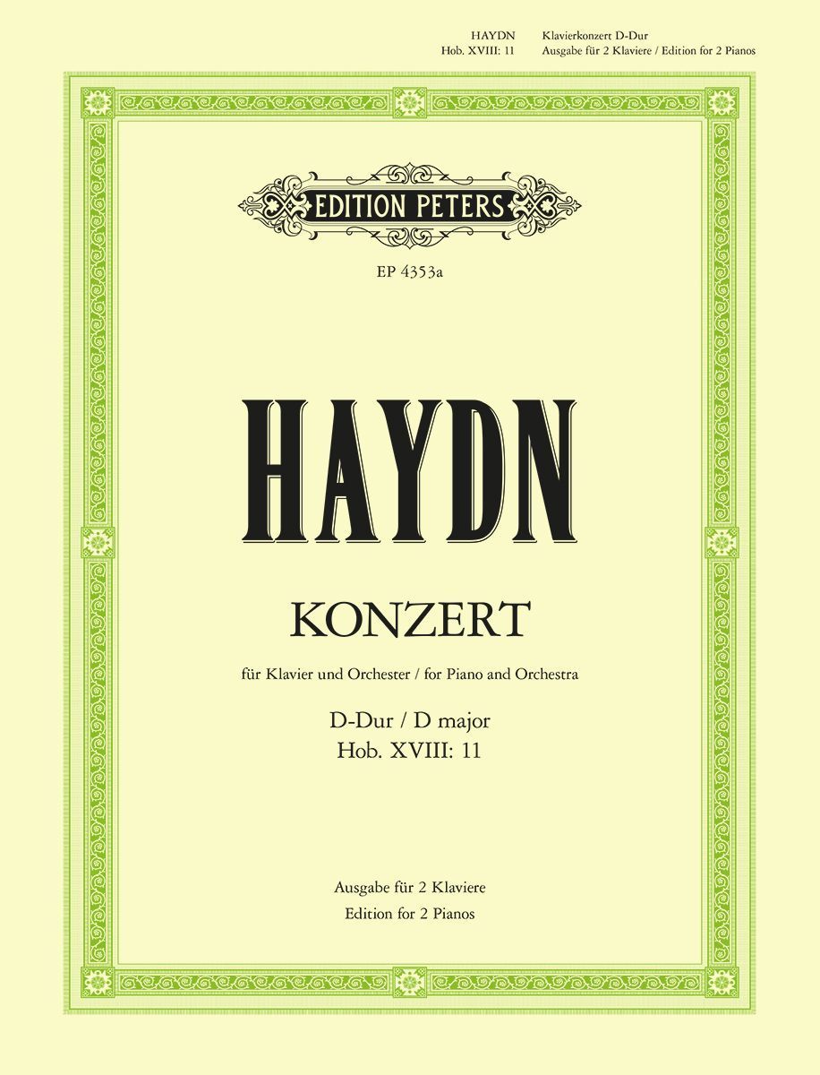 Piano Concerto No. 1 in D Hob.XVIII:11 By Joseph Haydn 9790014023614