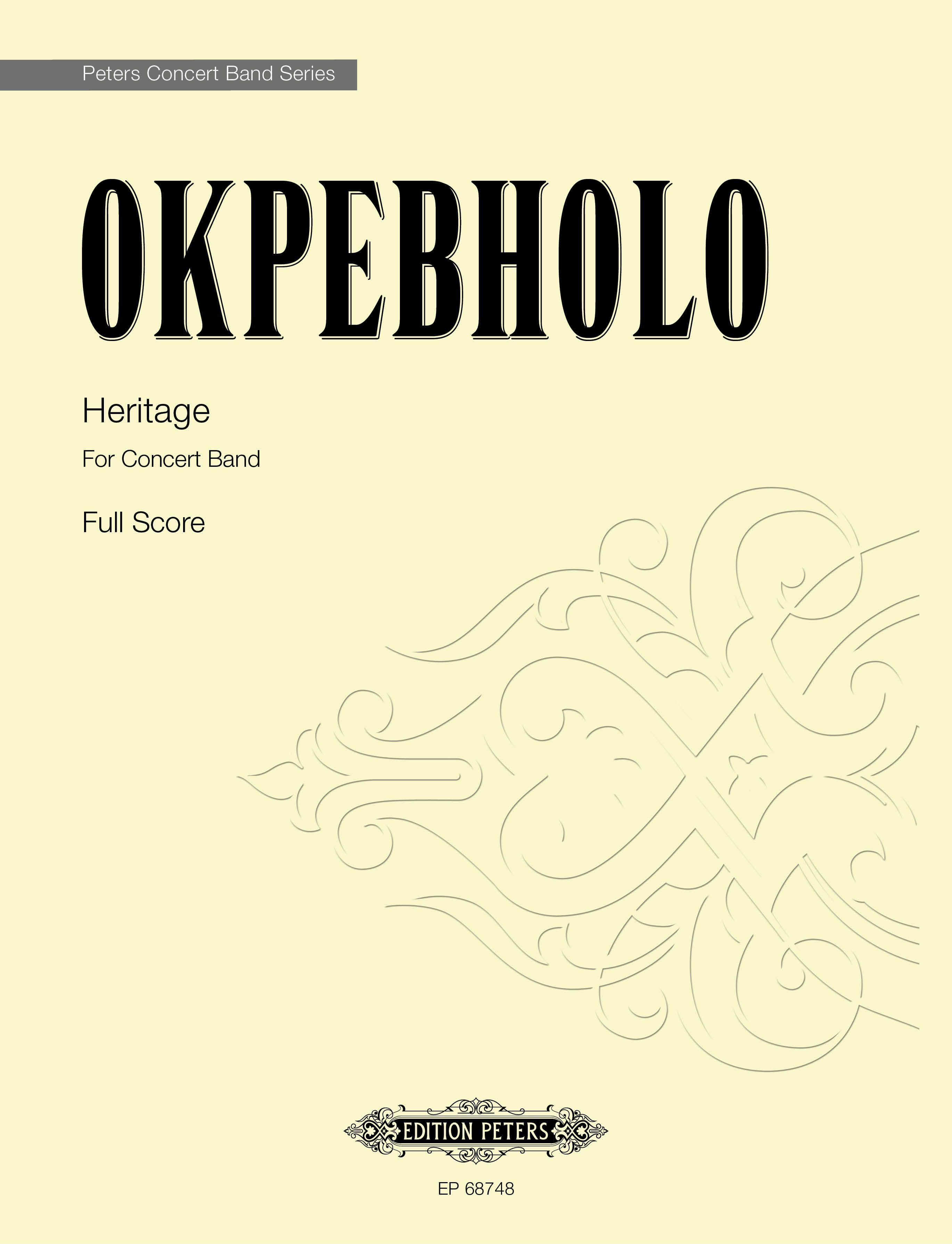 Heritage By Shawn E. Okpebholo 9790300762289 (Sheet music)