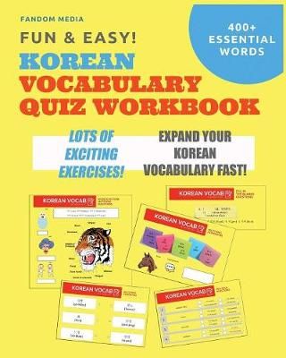 Fun and Easy! Korean Vocabulary Quiz Workbook By Media 9791188195480
