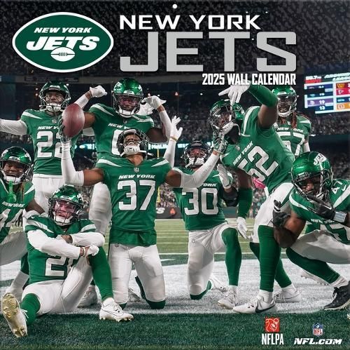 New York Jets 2025 12X12 Team Wall Calendar 9798350605563 (Calendar)