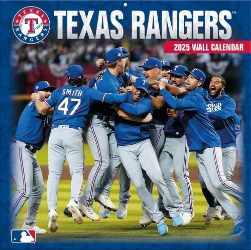 Texas Rangers 2025 12X12 Team Wall Calendar 9798350605914 (Calendar)