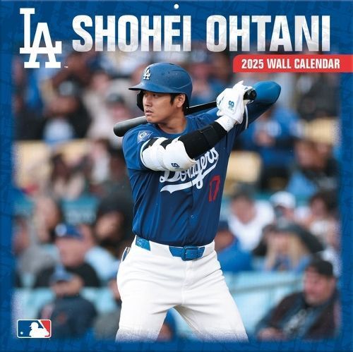 Mlb Shohei Ohtani Player Calendar 2025 12X12 Player Wall Calendar