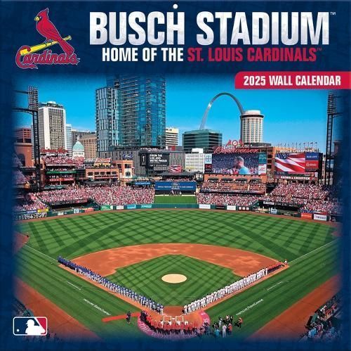 Busch Stadium 2025 12 X 12 Stadium Wall Calendar 9798350606850