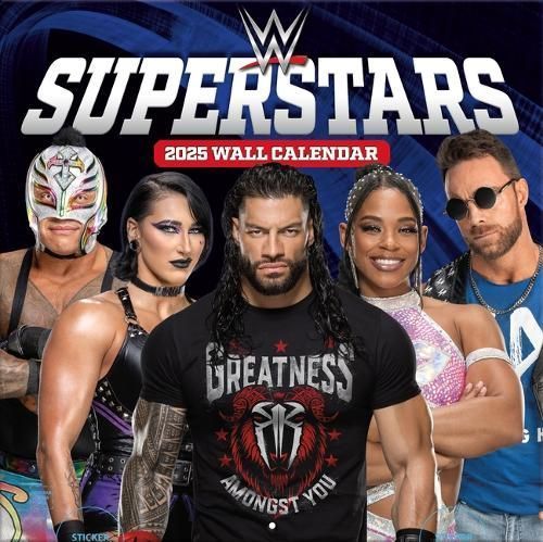Wwe Superstars 2025 12X12 Team Wall Calendar 9798350609790 (Calendar)