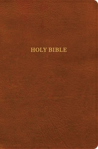 KJV Giant Print Reference Bible, Burnt Sienna LeatherTouch