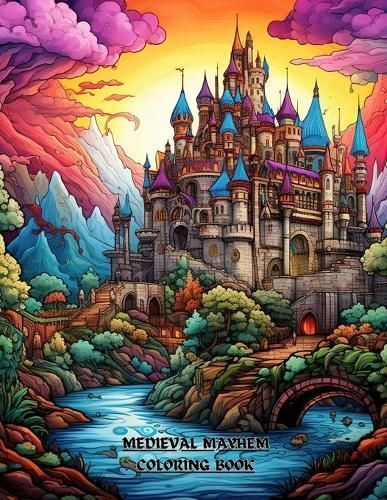 Medieval Mayhem Coloring Book By Polhill 9798868949593 (Paperback)
