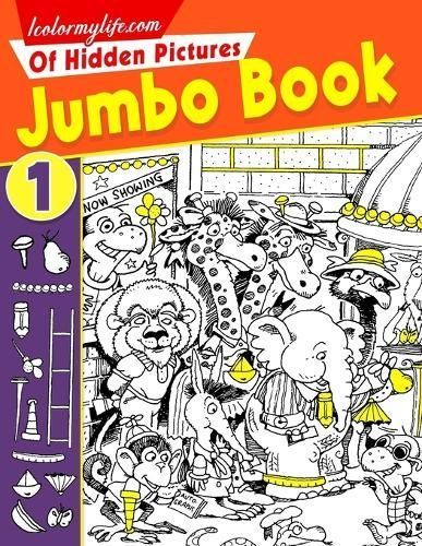 Jumbo Book of Hidden Pictures For Kids By Robert Cunningham