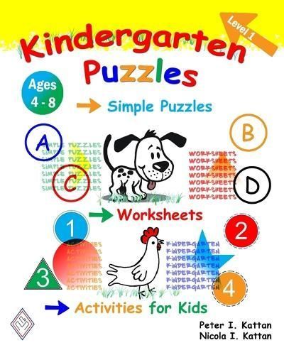 Kindergarten Puzzles - Level 1 By Kattan 9798869218186 (Paperback)
