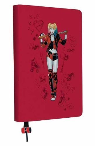 DC: Harley Quinn Journal With Ribbon Charm By Insights (contributions)