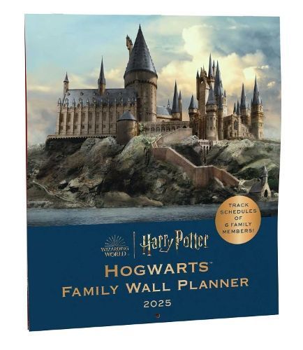 2025 Harry Potter: Hogwarts Family Wall Planner By Insights (Hardback)
