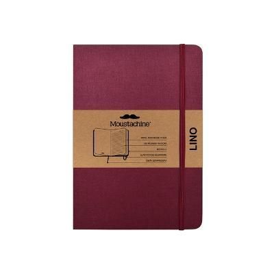 Moustachine Classic Linen Hardcover Burgundy Lined Medium (Hardback)