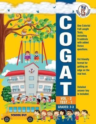 CogAT Form 7 Vol 2 - TEST - 1 By Vemuri 9798889031109 (Paperback)