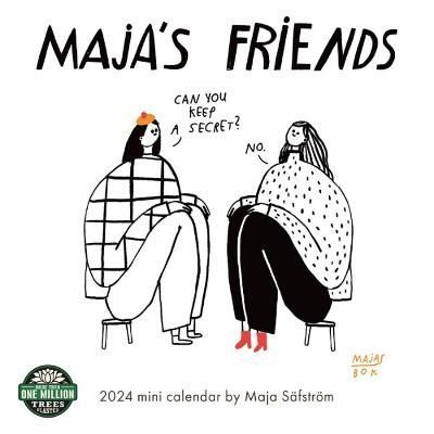 Maja's Friends 2024 Mini Calendar By Maja Safstrom 9798898000394