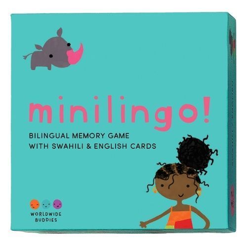 Minilingo Swahili / English Bilingual Flashcards By Worldwide Buddies